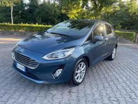 Usado Ford Fiesta Titanium 125 HP (91 kW) 2021 Azul Citadino