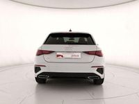 Usata Audi A3 S-Line 116 CV (85 kW) 2024 Bianco ghiaccio metallizzato Berlina