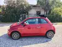 Usata Fiat 500C Rock 69 CV (50 kW) 2009 Rosso Cabrio