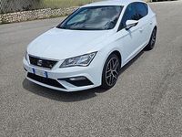 Usata Seat Leon FR 131 CV (96 kW) 2019 Bianco Berlina