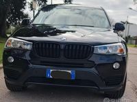 Usata BMW X3 Sport Line 150 CV (110 kW) 2015 Nero SUV