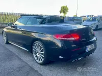 Usata Mercedes C220 Premium 170 CV (125 kW) 2017 Nero Cabrio