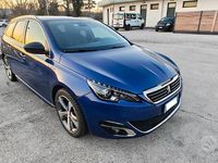 Usata Peugeot 308 GT-line 120 CV (88 kW) 2016 Blu Station wagon