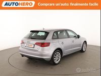 Usata Audi A3 Attraction 110 CV (80 kW) 2016 Grigio Berlina