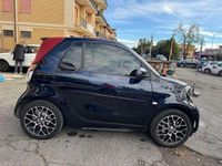 Usata Smart ForTwo Electric Drive Prime 60 kW (82 CV) 2022 Blu Cabrio