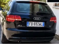 Usata Audi A3 Sportback Attraction 105 CV (77 kW) 2012 Nero Utilitaria