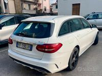 Usata Mercedes C250 AMG 204 CV (150 kW) 2016 Bianco Station wagon