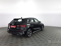 Usata Audi A3 S-Line 110 CV (80 kW) 2022 Nero midnight Berlina