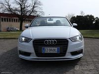 Usata Audi A3 Cabriolet 2015 Bianco Cabrio