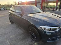 Usata BMW 116 Sport Line 116 CV (85 kW) 2015 Blu Utilitaria