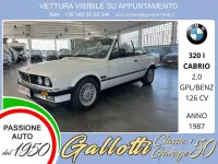 Usata BMW 320 Cabriolet 126 CV (92 kW) 1987 Bianco Cabrio