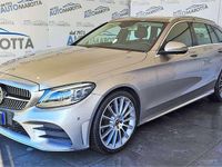 Usata Mercedes C220 Premium 196 CV (144 kW) 2019 Argento Station wagon