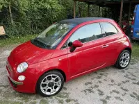 Usata Fiat 500C Lounge 105 CV (77 kW) 2011 Rosso Cabrio