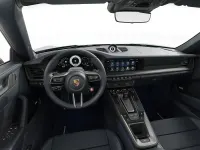 Nuova Porsche 911 Carrera 4 GTS 2026 Grigio vanadio metallizzato/capote blu Cabrio