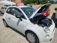 Usata Fiat 500 69 CV (50 kW) 2009 Bianco Cabrio
