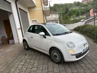 Usata Fiat 500 Lounge 69 CV (50 kW) 2010 Bianco Utilitaria