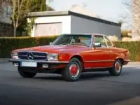 Usata Mercedes SL450 170 CV (125 kW) 1979 Rosso Cabrio