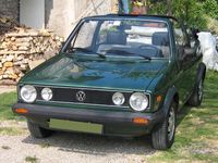 Usata VW Golf 70 CV (51 kW) 1982 Verde Cabrio