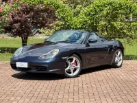 Usata Porsche 986 Boxster 260 CV (191 kW) 2004 Blu/azzurro Cabrio
