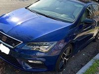 Usata Seat Leon FR 150 CV (110 kW) 2018 Blu/azzurro Berlina