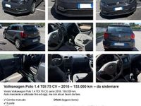 Usata VW Polo 75 CV (55 kW) 2016 Grigio Berlina