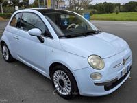 Usata Fiat 500 Lounge 69 CV (50 kW) 2009 Blu Cabrio