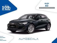 Usata Audi A3 Advanced 110 CV (80 kW) 2022 Nero mytos metallizzato Berlina