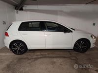 Usata VW Golf VII 115 CV (84 kW) 2014 Bianco Utilitaria