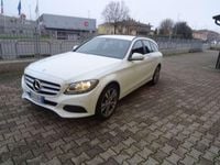 Usata Mercedes C200 Business 136 CV (100 kW) 2015 Bianco Station wagon