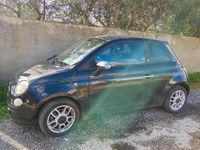 Begagnad Fiat 500 75 HK (55 kW) 2011 Svart Halvkombi