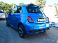 Usata Fiat 500 S 69 CV (50 kW) 2018 Celeste Utilitaria