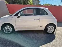 Usata Fiat 500 Lounge 75 CV (55 kW) 2009 Bianco Cabrio