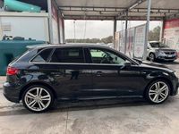 Usata Audi A3 S-Line 116 CV (85 kW) 2019 Nero Berlina