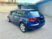 Usata Audi A3 Ambiente 110 CV (80 kW) 2015 Blu Berlina