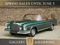 Usata Mercedes 220 SE 120 CV (88 kW) 1964 Verde Cabrio