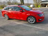 Usata Seat Leon FR 150 CV (110 kW) 2014 Rosso Station wagon
