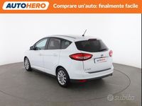 Usata Ford C-MAX Titanium 120 CV (88 kW) 2018 Bianco Monovolume