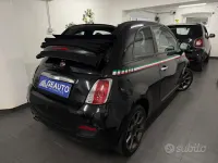 Usata Fiat 500C Sport 85 CV (62 kW) 2015 Nero Cabrio