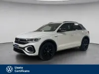 Usata VW T-Roc R-line 110 CV (80 kW) 2023 Bianco pastello SUV