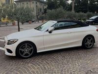 Usata Mercedes C220 Premium Plus 170 CV (125 kW) 2017 Bianco Cabrio