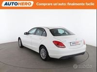 Usata Mercedes C180 Executive 116 CV (85 kW) 2015 Bianco Berlina