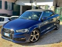 Usata Audi A3 Cabriolet S-Line 184 CV (135 kW) 2015 Blu Cabrio