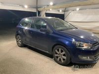 Usata VW Polo Highline 105 CV (77 kW) 2010 Blu Utilitaria