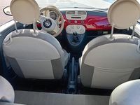 Usata Fiat 500 75 CV (55 kW) 2009 Rosso Cabrio