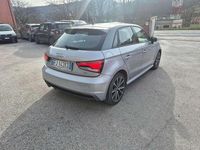 Usata Audi A1 Sportback S-Line 90 CV (66 kW) 2017 Argento/tetto nero Utilitaria