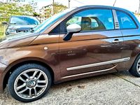 Usata Fiat 500 69 CV (50 kW) 2010 Marrone Berlina