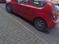 Usata Chevrolet Aveo 69 CV (50 kW) 2012 Rosso Berlina