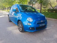 Begagnad Fiat 500 Sport 95 HK (69 kW) 2014 Blå Sportkupé