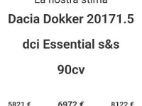 Usata Dacia Dokker Essentiel 90 CV (66 kW) 2018 Monovolume