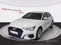 Usata Audi A3 Business 150 CV (110 kW) 2022 Bianco ghiaccio metalizzato Berlina